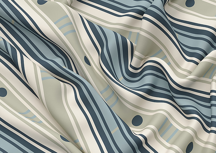 The British Stripe Co. William, Polzeath No.1 - Roman Blind - Image 4